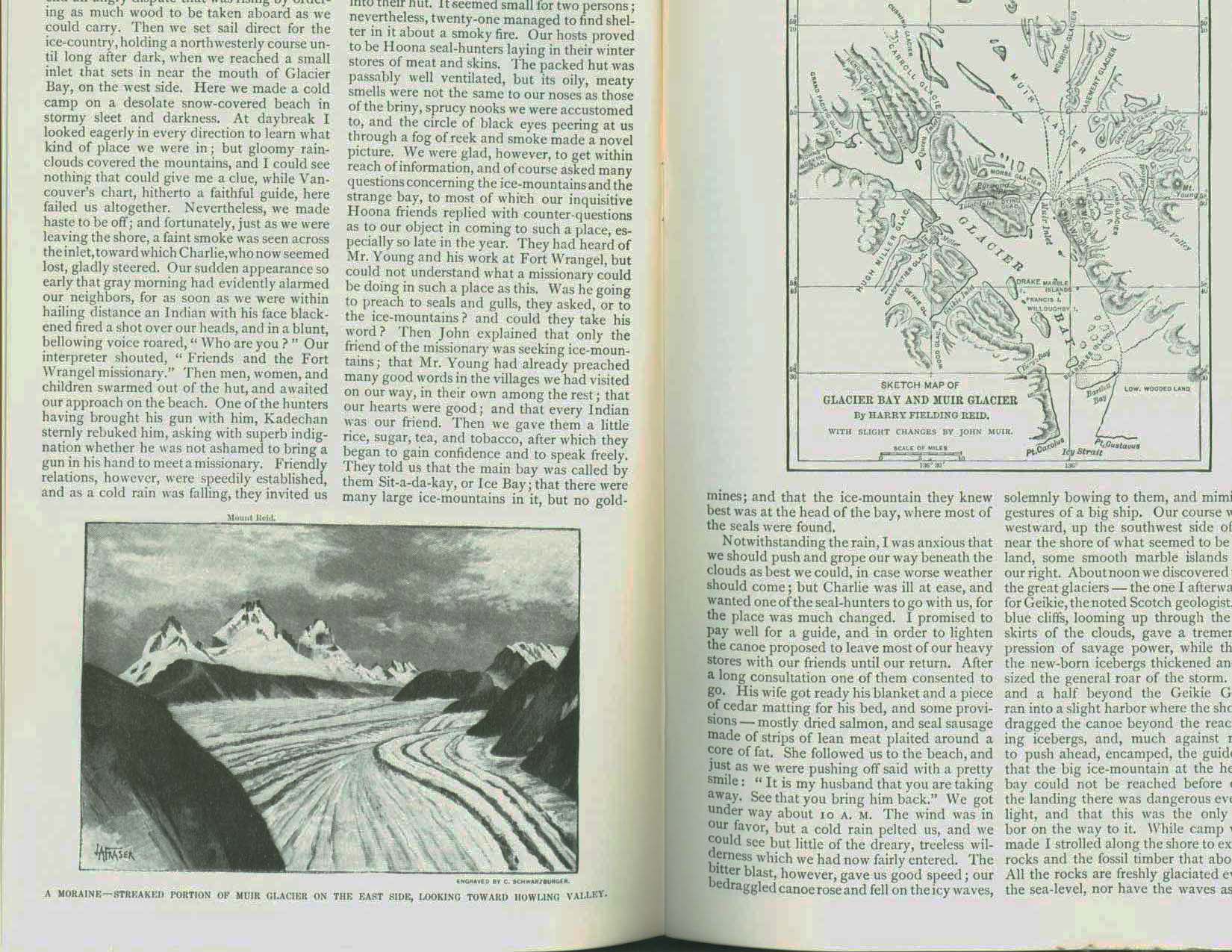 The Discovery of Glacier Bay (1879). vist0045c